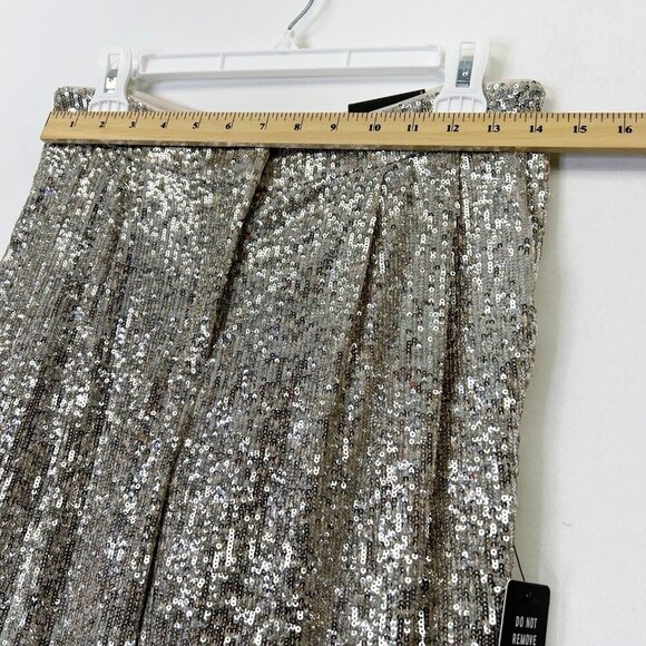 NEW Express Sequin Pants Women’s Size Small High Rise Cropped Swiftie - Picture 7 of 12